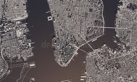 New York Satellite Map Stock Illustrations 158 New York Satellite Map