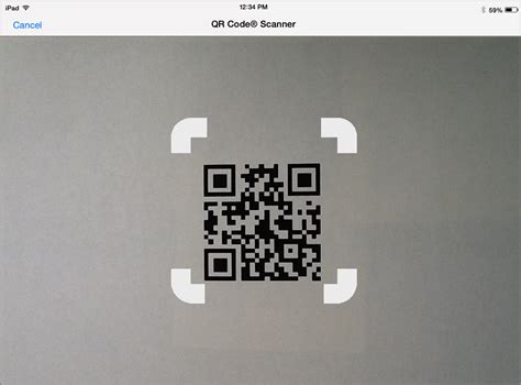 Scanning A Qr Code® With The Camera
