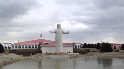 Huge Jesus Statue At Solid Rock Church Youtube