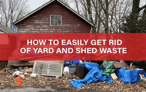 How To Easily Get Rid Of Yard And Shed Waste Daves Custom Junk Removal