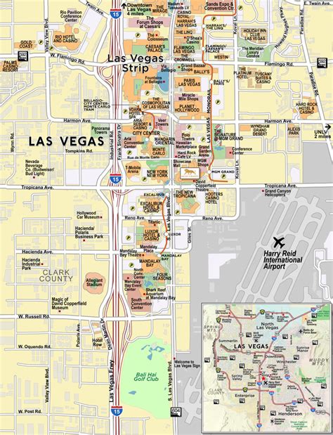 Map Of Las Vegas Strip Map My Xxx Hot Girl