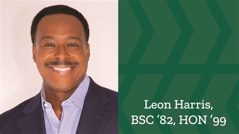 Recent Alumnus Spotlight Leon Harris Bsc â 82 Hon â 99
