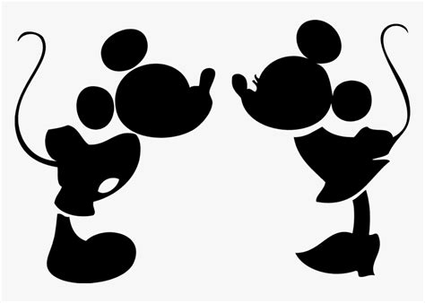 Mickey Mouse Silhouette Clip Art Cliparts Co Mickey And Minnie