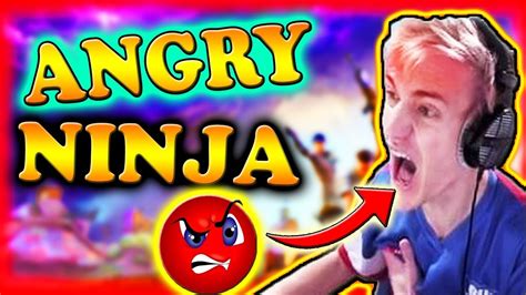 Ninja All Angry Moments In Fortnite 🤬🤬🤬 Savage Funny Ninja Rage