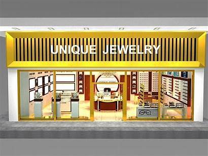 Jewelry Unique Furniture Display Showcase Fancy Idea