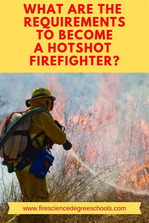 What Are The Requirements To Become A Hotshot Firefighter Career