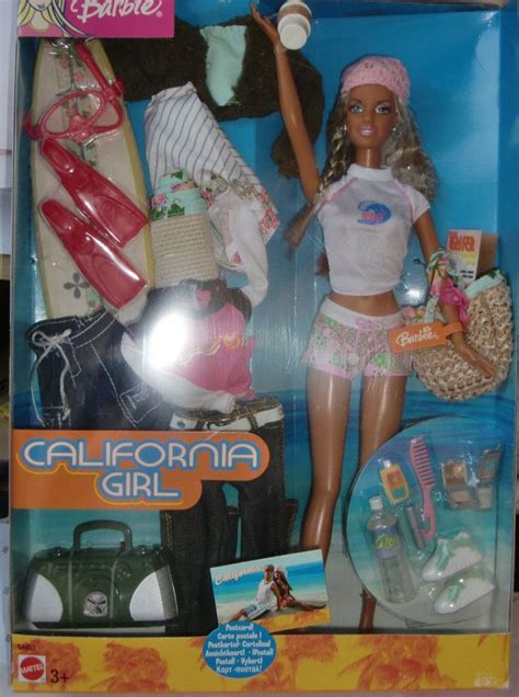 2003 California Girl Barbie Nrfb Hard To Find Ebay Barbiepop Barbiekleding Kindertijd