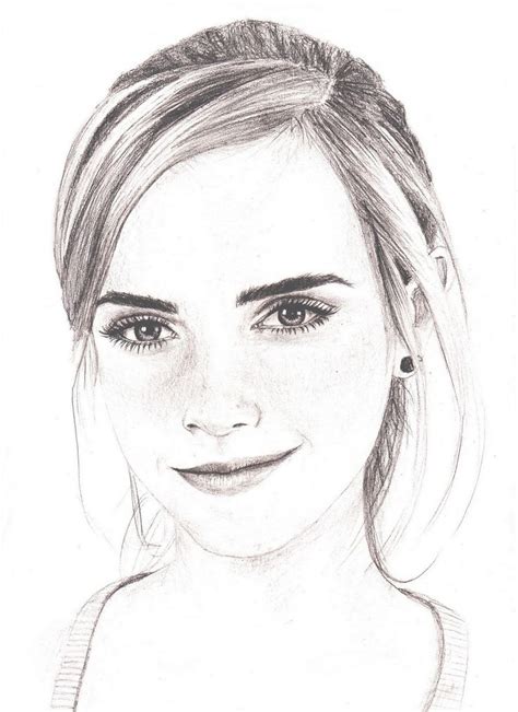 Shading is one of the most important thing in portrait drawing but most people. Emma Watson drawing by Bree-Style.deviantart.com on ...