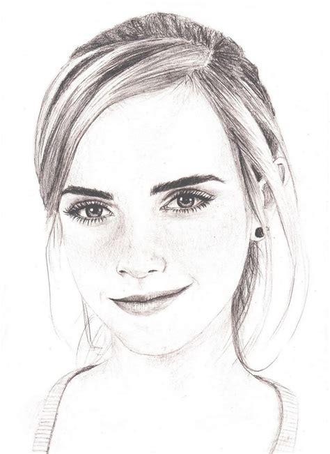 Pencil drawing made easy summary. Emma Watson drawing by Bree-Style.deviantart.com on ...