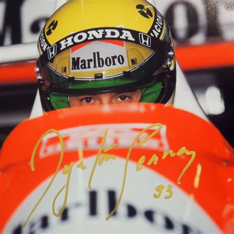 Ayrton Senna Signed Photo Custom Frame Signed Sports And Movie