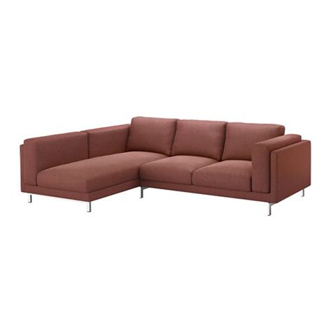 Below you can view and download the pdf manual for free. NOCKEBY Sofa - left/Tallmyra rust, chrome plated - IKEA