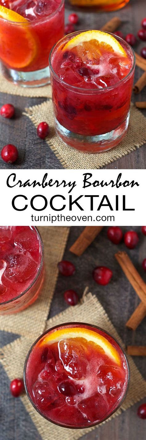 This festive christmas bourbon punch is easy to prepare and provides a nice centerpiece to any holiday party. Three Ingredient Cranberry Bourbon Cocktail | Recipe ...