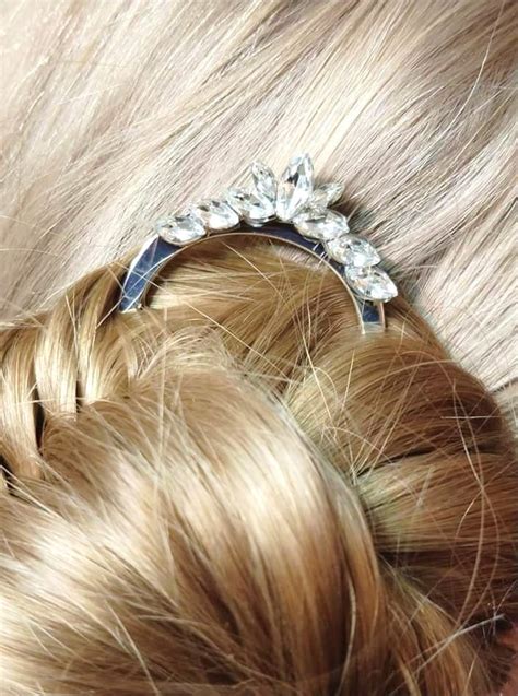 How To Use A Large U Shaped Hairpin For Elegant Yet Easy Updos