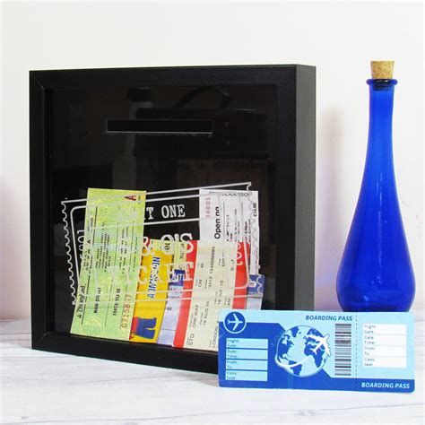 Personalised Ticket Collection Box By Perfect Personalised Ts