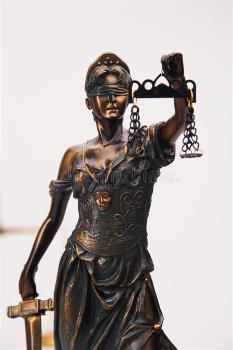 La Estatua Del Símbolo De La Justicia Imagen Legal Del Concepto De La