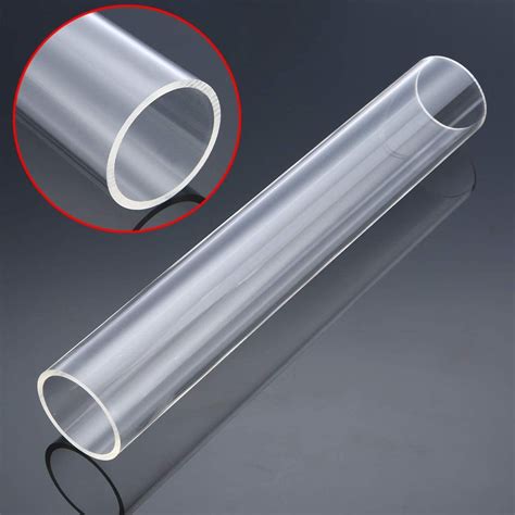 1pcs Transparent Acrylic Plexiglass Lucite Tube 50mm Od 4375mm Id