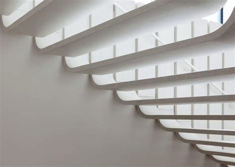 Floating Staircase Zaha Hadid Architects Evolo Architecture Magazine