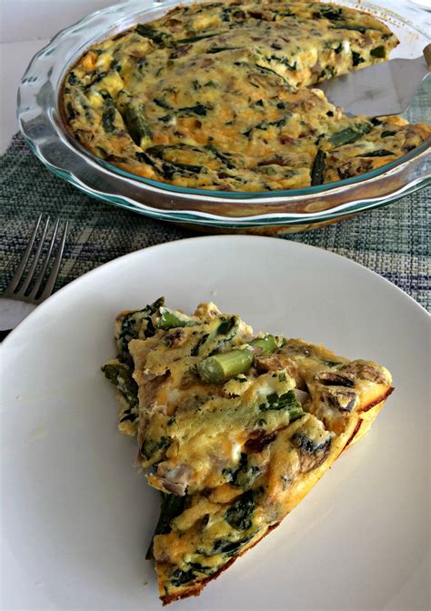 Crustless Spring Vegetable Quiche Chocolate Slopes