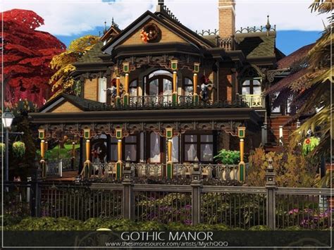 #a new umbrage manor #umbrage manor #pendula view #willow creek #ts4 build #ts4 #the sims 4 #ts4 screenshots. The Sims Resource: Gothic Manor by MychQQQ • Sims 4 Downloads