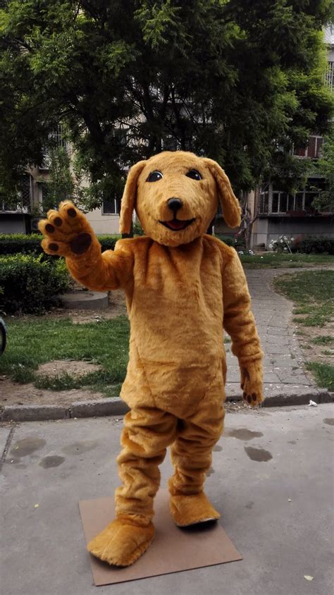 Plush Labrador Dog Mascot Costume Fancy Dress Custom Fancy Costume