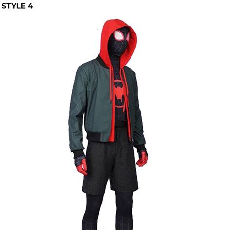 Miles Morales Hoodie Spider Man Into The Spider Verse Jacket