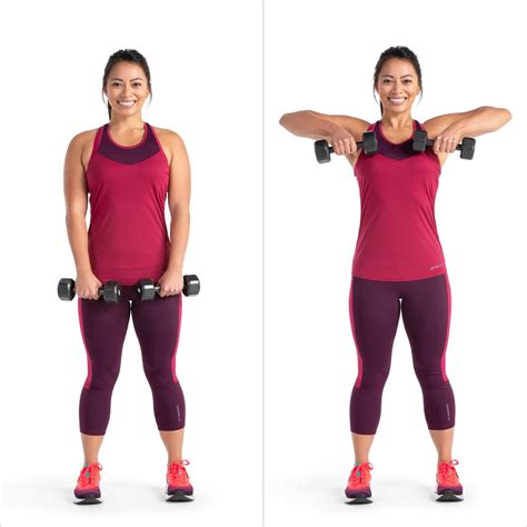 Upright Row 10 Minute Arms And Abs Workout Popsugar Fitness Photo 7
