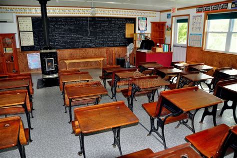 Lancaster Pa Interior Of One Room Schoolhouse Editorial Image Image