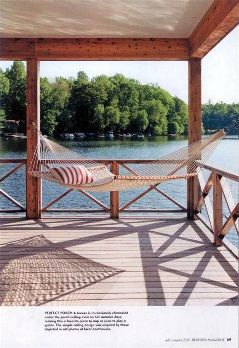 Hammock On A Covered Porch On The Water Hammocks And Swing Chairs In