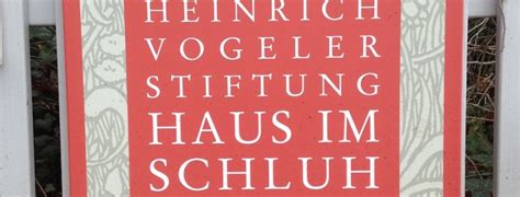 Heinrich vogeler stiftung haus im schluh worpswede. cleine consulting company | cleine.cc/en | Kuratoren ...