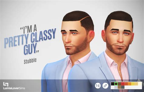 Ts4 Cc Fr Men • Lumialoversims A New Stubble Style For Your
