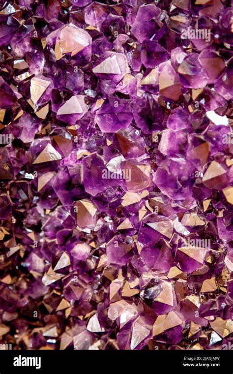 Amethyst Purple Crystal Mineral Crystals In The Natural Environment