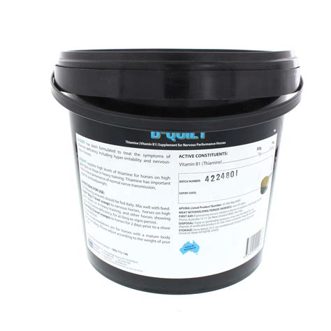 This type of supplement is made to help with thiamine deficiency when you are not getting enough from. B Quiet Thiamine (Vitamin B1) Supplement for Performance ...