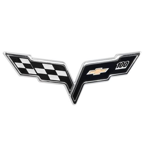 C6 Corvette 100 Anniversary Emblem