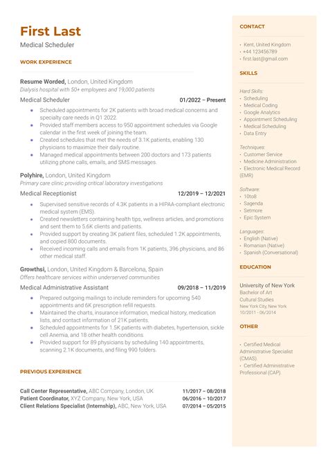 Entry Level Medical Coder Resume Examples for 2024 | Resume Worded