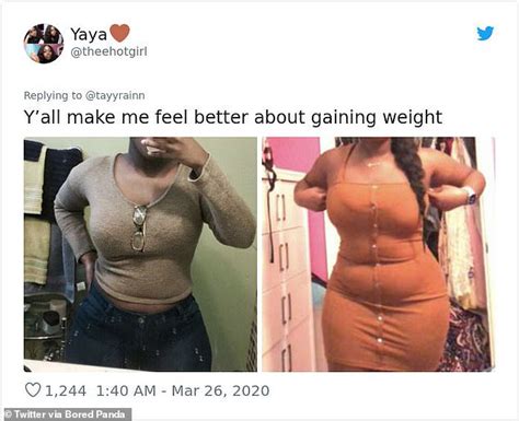 Female Weight Gain Before And After