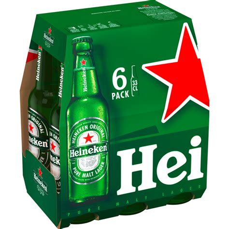 Heineken Original 6 Pack 6 X 033 L 033 Liter Flaschen And Trays
