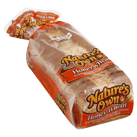 Natures Own Honey Wheat Bread 20 Oz Sandwich Breads Meijer Grocery