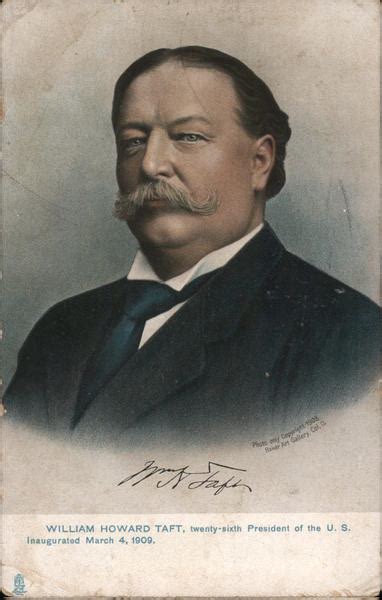 William Howard Taft Twenty Sixth President Of The Us Inaugurated