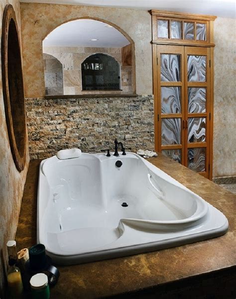 Double Bathtubs For Romantic Moments Pleasure At Highest Adorable Home