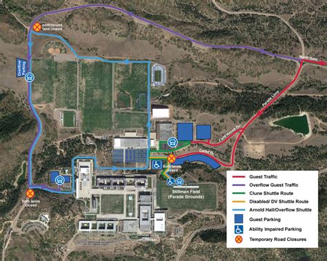 Air Force Academy Map Campus