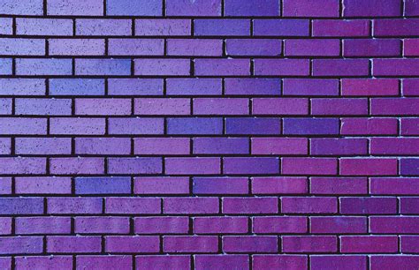 Wallpaper Wall Brick Purple Texture Hd Widescreen High