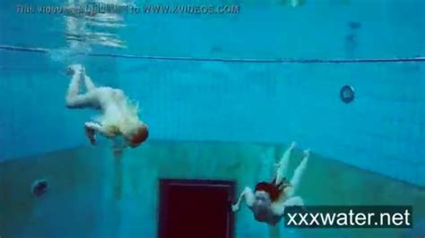 Milana And Katrin Strip Eachother Underwater Teensnow