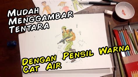 Cara menggambar menggambar pemandangan pegunungan menggunakan pensil dengan mudah. Cara Menggambar Orang dengan Mudah - Melukis Tentara ...