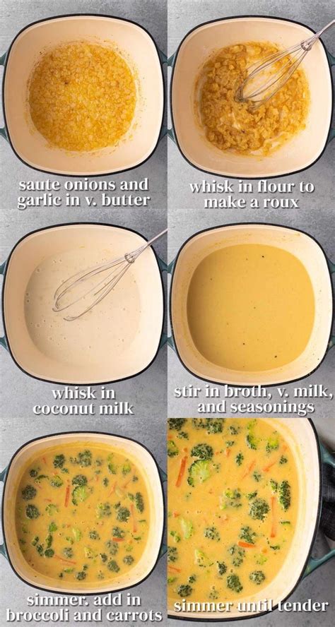 30 Minute Vegan Broccoli Cheese Soup Gluten Free Option Recipe