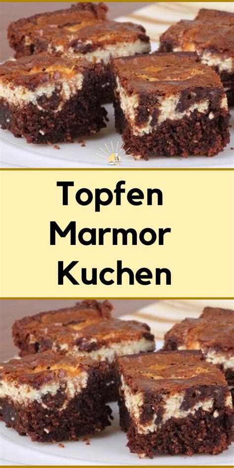 Die zimmerwarme, butterweiche butter mit dem zucker und vanillezucker ca. Topfen Marmor Kuchen | Kuchen, Kuchen und torten rezepte ...