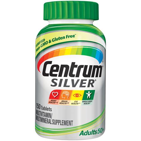 Centrum Silver Adults 50 Plus Multivitaminmultimineral Supplement