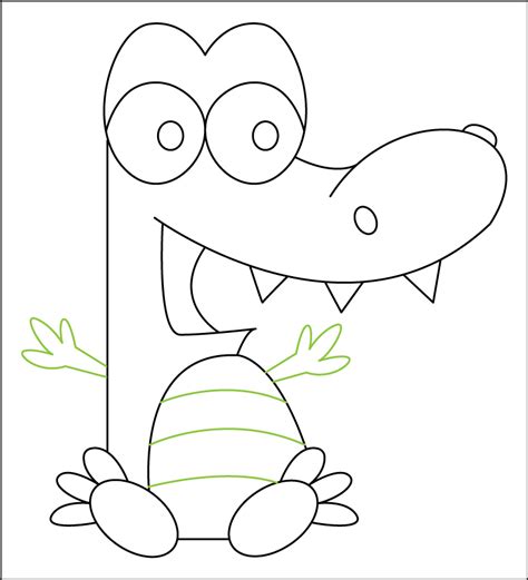 How To Draw An Alligator For Kids Tree Valley Academy