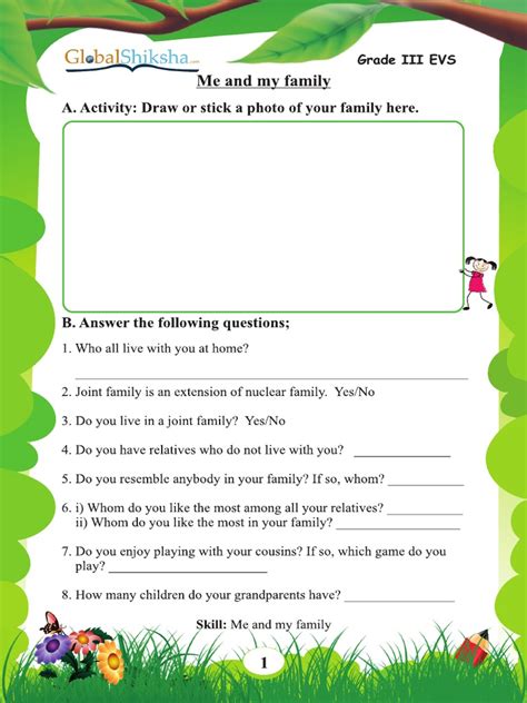 grade 3 evs worksheet