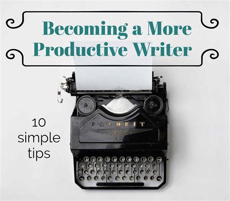 Becoming A More Productive Writer Thesis Hub