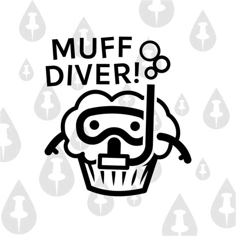 Muff Diver Funny Muffin Lesbian Sexy Meme Svg Etsy